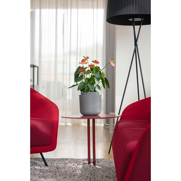 Tolita szürke önöntöző virágtartó, ø 19 cm - Plastia-image-2