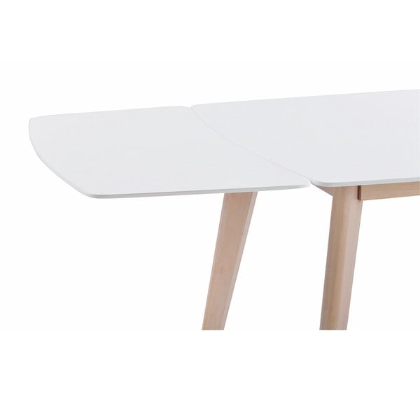 Sanna fehér fa kiegészítő asztallap étkezőasztalhoz, 45 x 90 cm - Folke