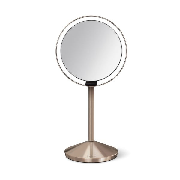 Kozmetikai tükör világítással-nagyítós (tízszeres) ø 12 cm Travel – simplehuman-image-1