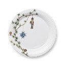 Fehér porcelán tányér karácsonyi mintával ø 27 cm Hammershøi Christmas – Kähler Design