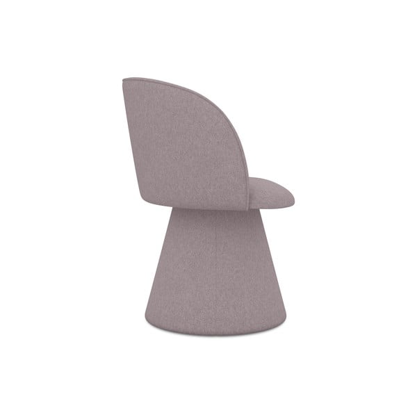 Levendula színű kárpitozott étkezőfotel Maia – Makamii-image-2