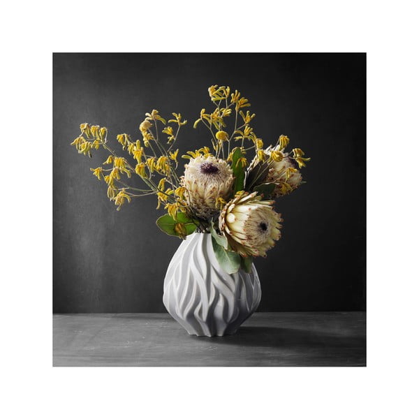 Flame fehér porcelán váza, magasság 23 cm - Morsø-image-2