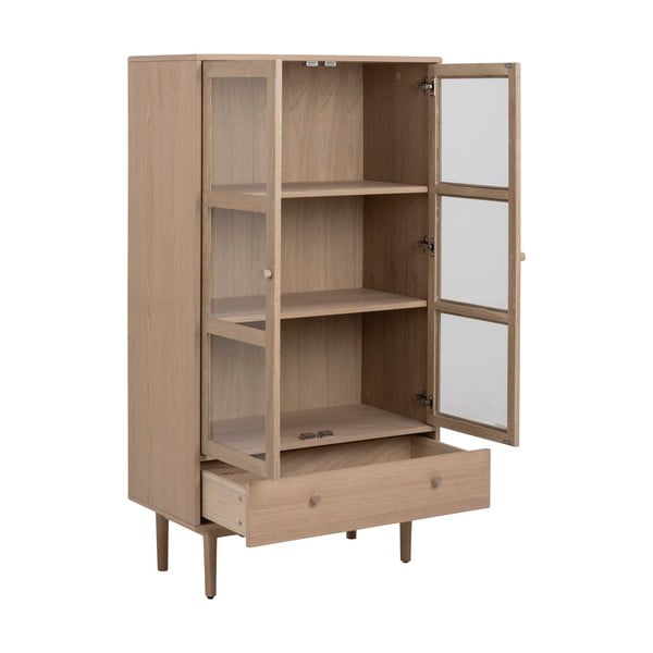 Aston tálalószekrény tölgyfa dekorral, 80 x 145 cm - Actona-image-3