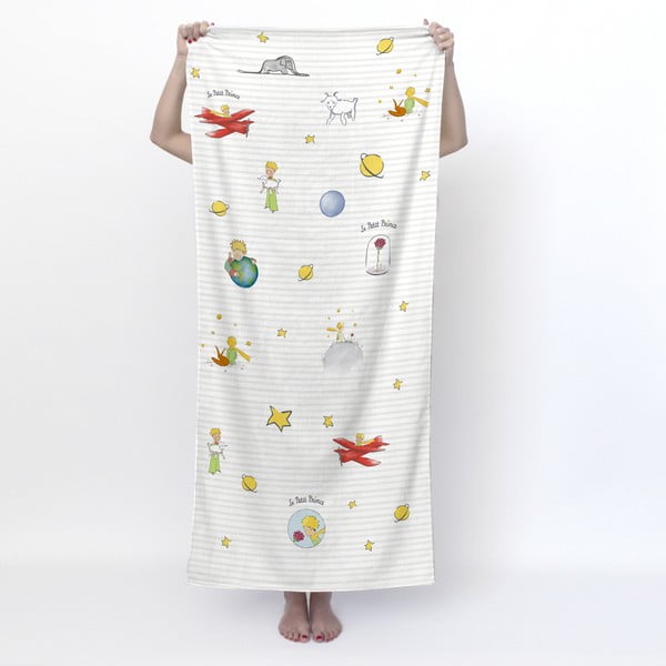 Fehér gyerek fürdőlepedő 70x150 cm Son monde – Mr. Fox-image-1