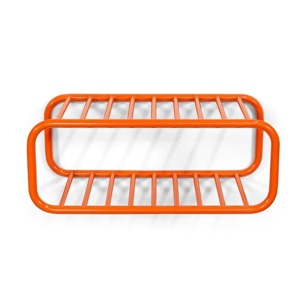 Narancssárga fém függő cipőtartó 72x28x35 cm Retro – Spinder Design-image-2