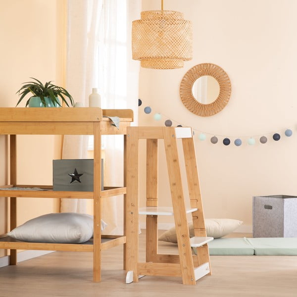 Fehér bambusz tanulótorony – Roba-image-1