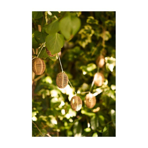 Elemmel működő LED fényfüzér, izzók száma 10 db, hosszúság 180 cm Carlisle – House Nordic-image-4