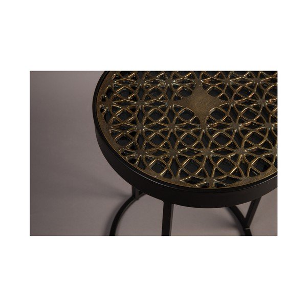 Sari fém tárolóasztal, ⌀ 33 cm - Dutchbone-image-1