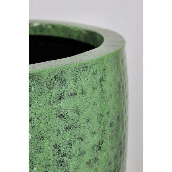 Fém-zománcozott kézzel készített virágcserép készlet 2 db-os ø 45 cm Nirad – Bizzotto-image-2