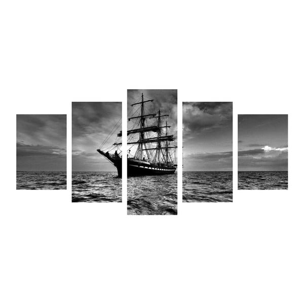 Black&White Ship többrészes kép