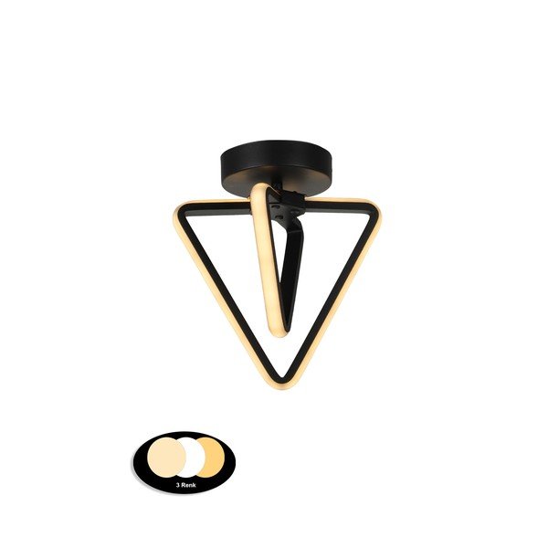 Fekete fém LED mennyezeti lámpa Baris – Squid Lighting-image-2