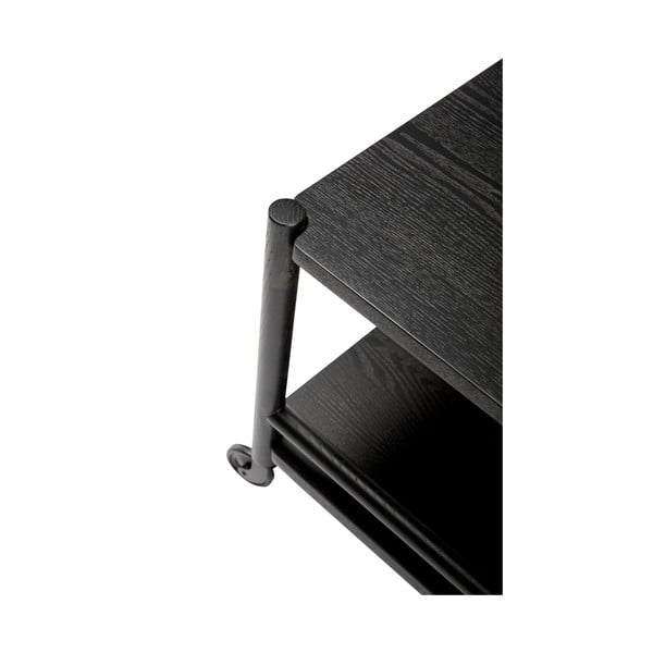 Tölgyfa zsúrkocsi 40x40 cm Norm – Hübsch-image-3