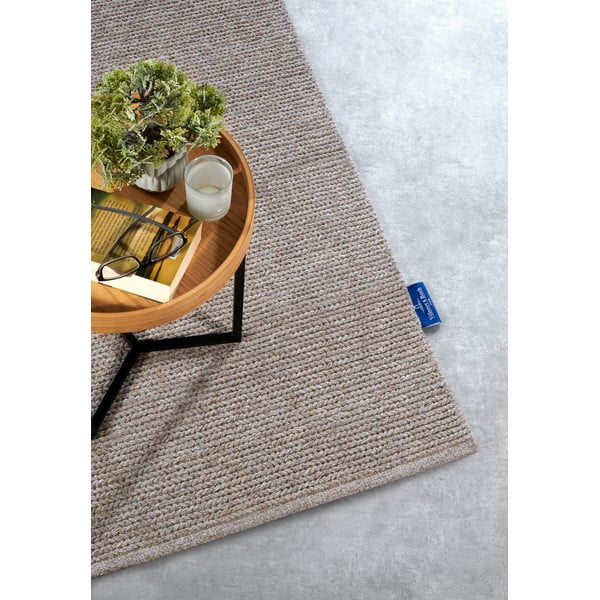 Világosbarna kézi szövésű gyapjú futószőnyeg 80x200 cm Francois – Villeroy&Boch-image-2