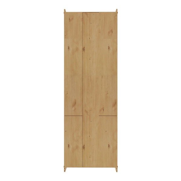 Világos natúr színű borovi fenyő szekrény 74x223x37 cm Anita – Støraa-image-4