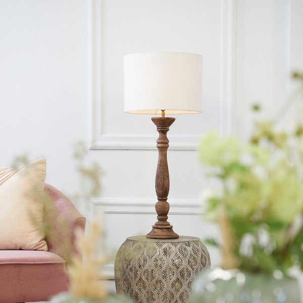 Krémszínű lámpabúra ø 30 cm Livigno – Light & Living-image-1