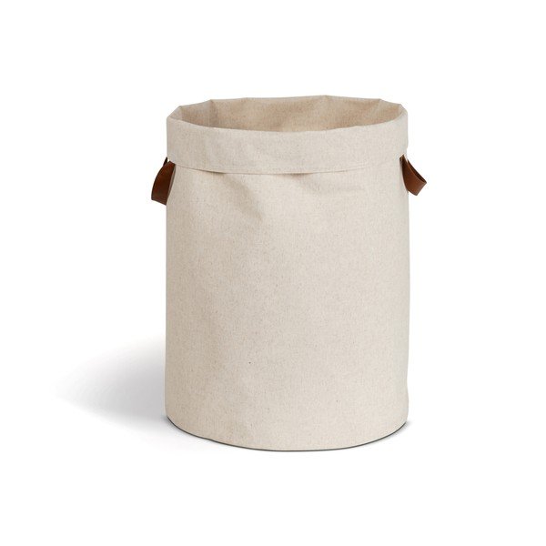Bézs textil szennyeskosár 69 l Soft Storage – Bigso-image-2