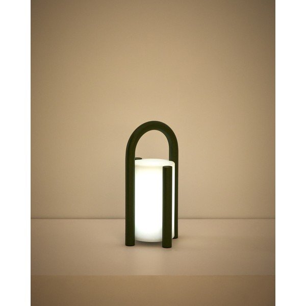 USB LED hordozható kültéri lámpa ø 14 cm Leros – Kave Home-image-3