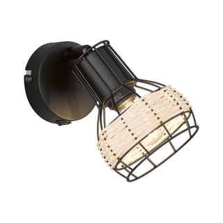 Fekete fali lámpa Straw – Fischer & Honsel