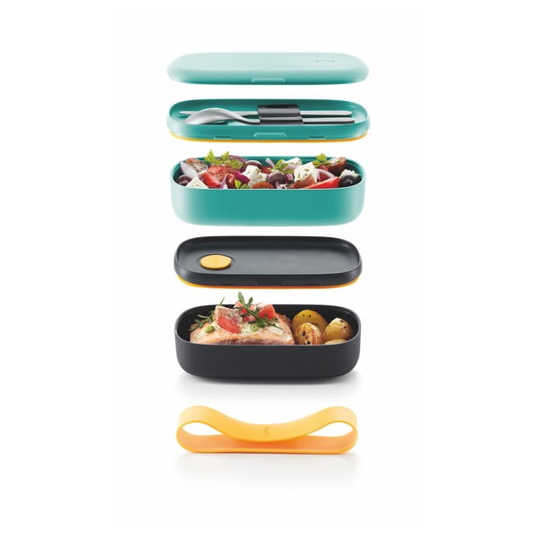 Uzsonnás doboz 2 db-os To Go – Lékué-image-1