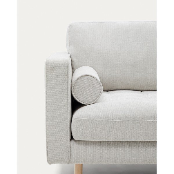 Szürkésbézs zsenília kanapé 222 cm Debra – Kave Home-image-4