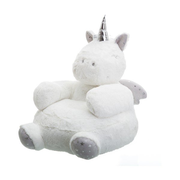 Unicorn fehér, unikornis formájú puff - Unimasa