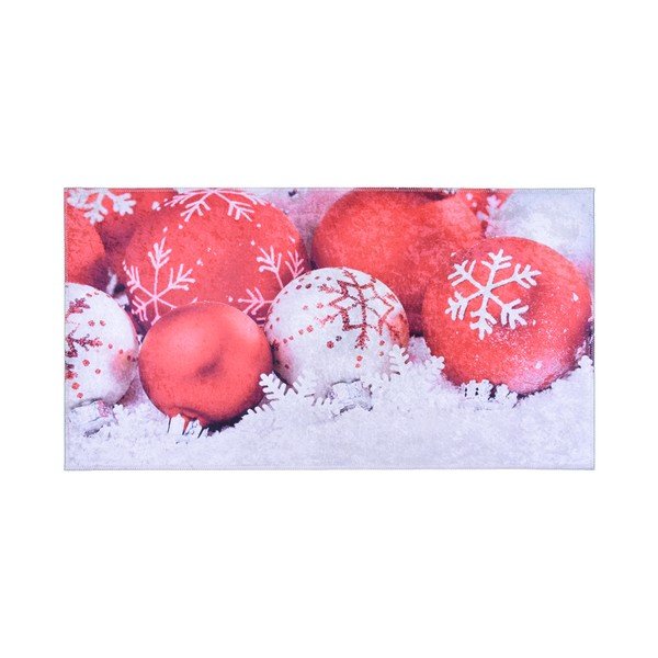 Decorations piros-fehér szőnyeg, 50 x 80 cm - Vitaus-image-1