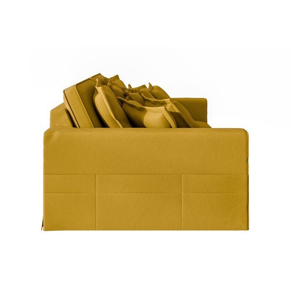 Sárga kanapé 236 cm Nora – Ropez-image-4