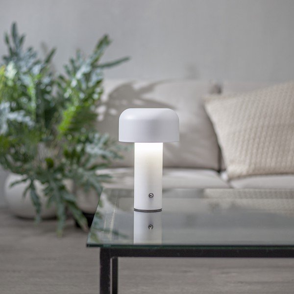 Fehér LED asztali lámpa (magasság 21,5 cm) Bobby – Star Trading-image-1