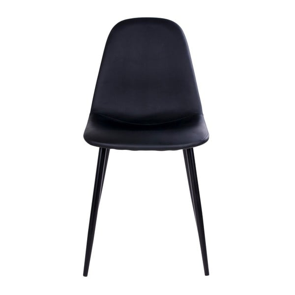 Stockholm 2 db fekete szék fekete lábakkal - House Nordic-image-4