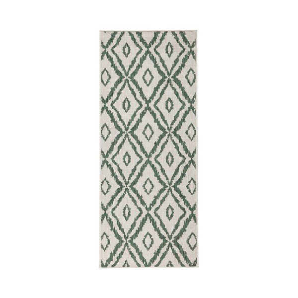 Rio zöld-fehér kültéri szőnyeg, 80 x 350 cm - NORTHRUGS-image-2