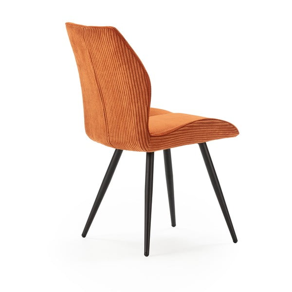 Narancssárga kordbársony étkezőszék szett 2 db-os Adaya – Marckeric-image-4