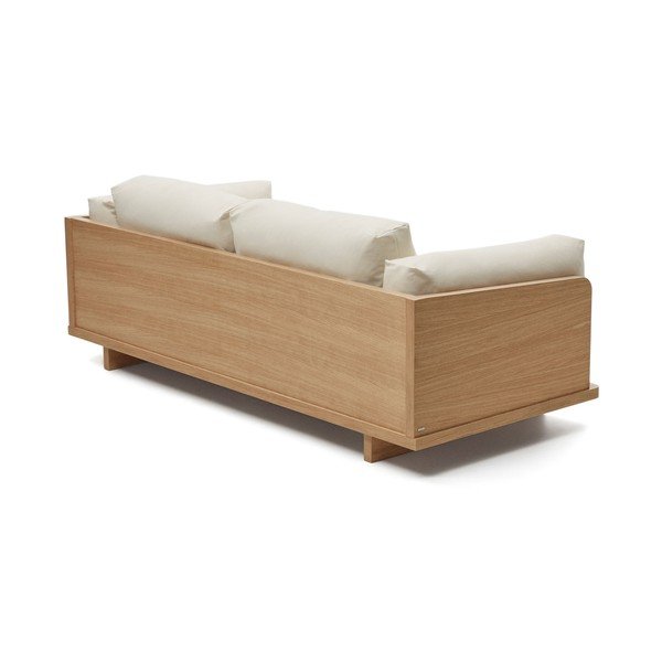 Bézs kanapé 225 cm Oaq – Kave Home-image-4