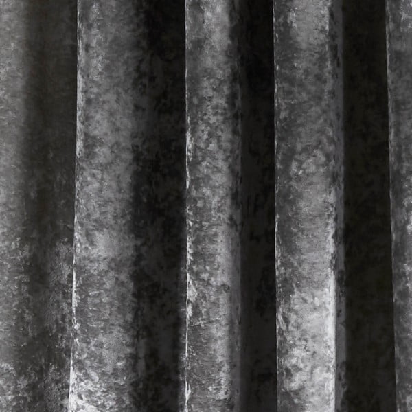 Szürke függöny szett 2 db-os 168x229 cm Crushed Velvet – Catherine Lansfield-image-2