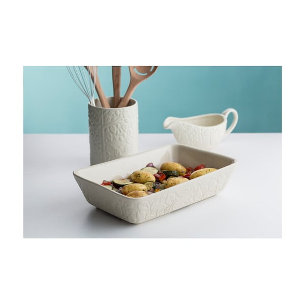 In the Forest krémfehér agyagkerámia sütőtál, 31 x 20 cm - Mason Cash-image-2