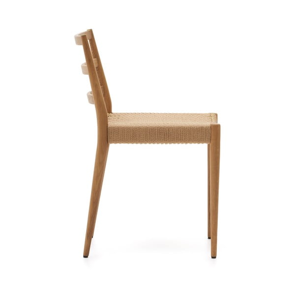 Natúr színű tölgyfa étkezőszék szett 2 db-os Analy – Kave Home-image-4