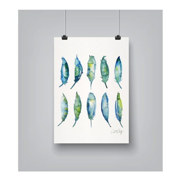 Feathers by Cat Coquillette 30 x 42 cm-es plakát