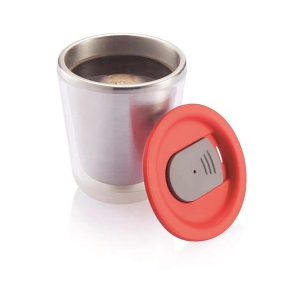 Dia piros utazó termo bögre, 227 ml - XD Design-image-2
