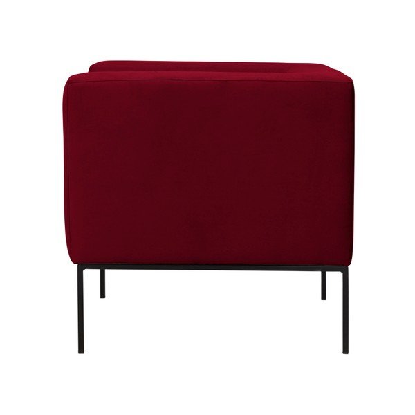 Neptune piros bársony fotel - Windsor & Co Sofas-image-3