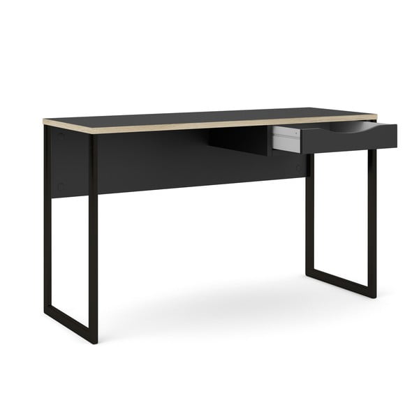 Function Plus fekete íróasztal, 130 x 48 cm - Tvilum-image-2