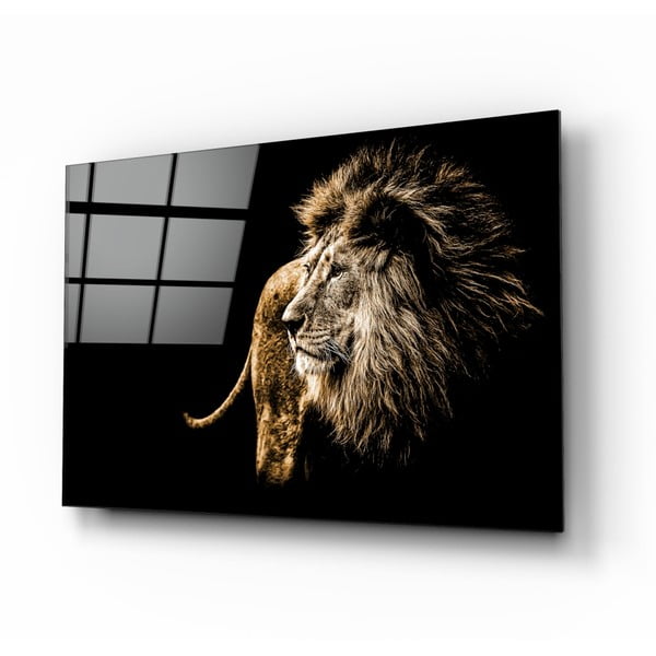 Majestic Lion üvegkép, 110 x 70 cm - Insigne