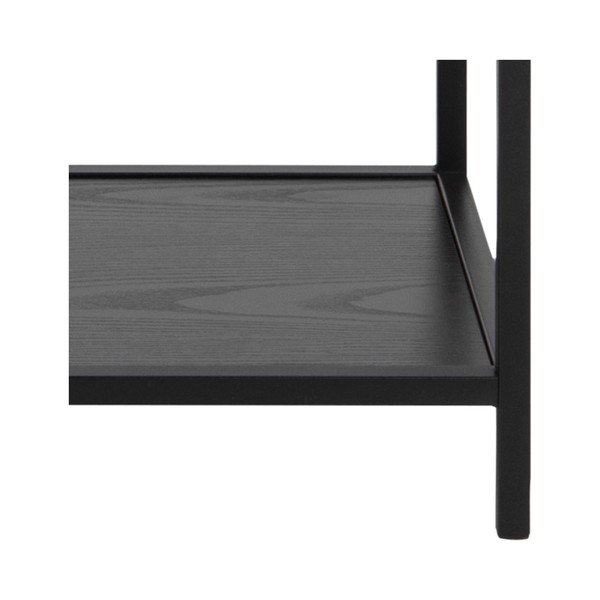 Seaford fekete könyvespolc, 77 x 114 cm - Acton-image-4