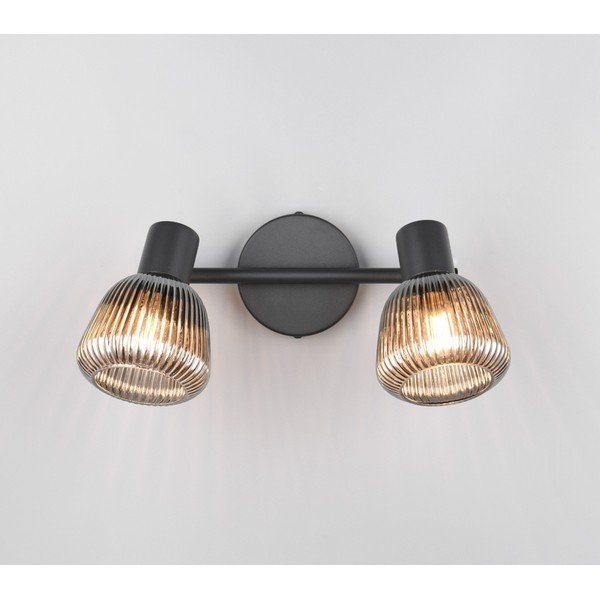 Fekete spotlámpa ø 10 cm Tarifa – Trio-image-1