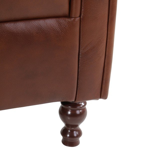 Vary barna bőrfotel - Max Winzer-image-4