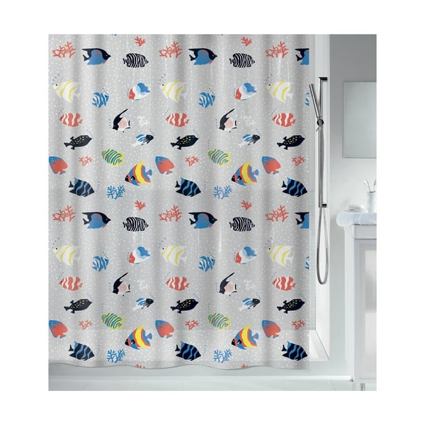 Zuhanyfüggöny 180x200 cm Fish – Spirella