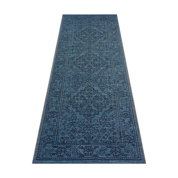 Tyros sötétkék kültéri szőnyeg, 70 x 200 cm - NORTHRUGS-image-2