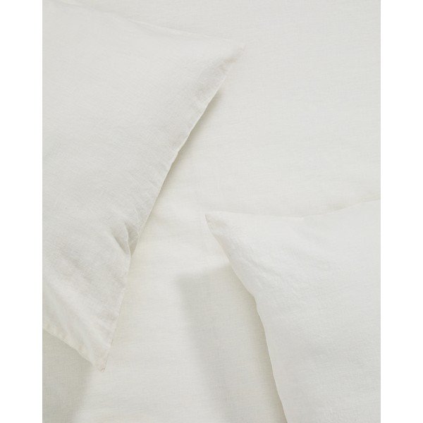 Elefántcsont színű egyszemélyes-hosszabbított ágyneműhuzat 150x220 cm Simmel – Kave Home-image-4