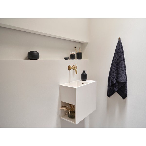 Fekete agyagkerámia fürdőszobai rendszerező vattakorongokhoz Sensu – Zone-image-2