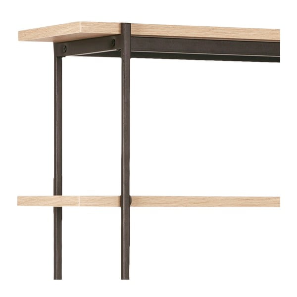 Angus könyvespolc tölgyfa dekorral, 172 x 188 cm - Actona-image-2