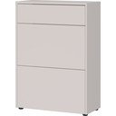Krémszínű matt szekrény 70x99x34 cm Binetto – Germania