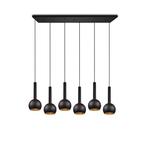 Fekete függőlámpa Ciliana – CINQUE-image-3